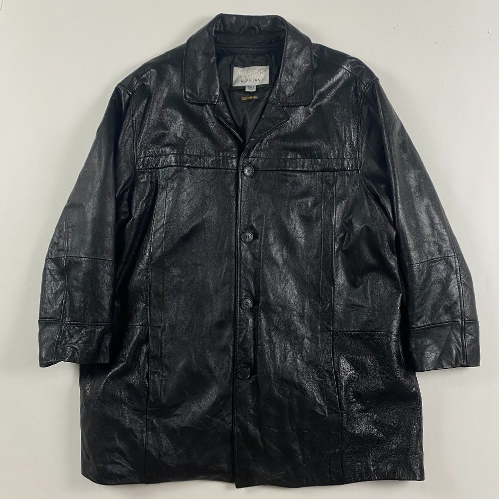 Wilsons Leather M. Julian Leather Jacket Mens 3XLT Black Liner